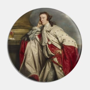 James, 7th Earl of Lauderdale by Joshua Reynolds Pin