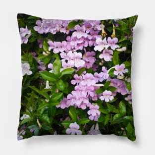 Violet Trumpets Pillow