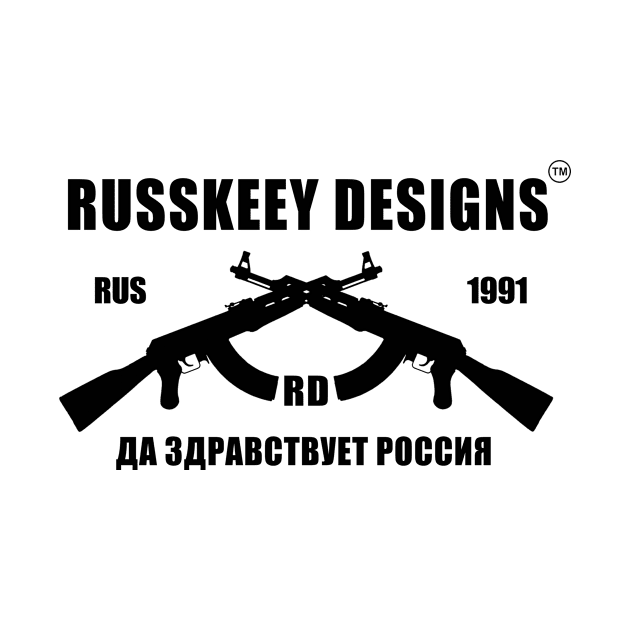 Russkeey Designs Logo (Black) by Russkeey Designs