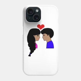 Cute Brown Couple Valentine's Day Phone Case