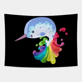 Narwhal and Rainbow Tapestry