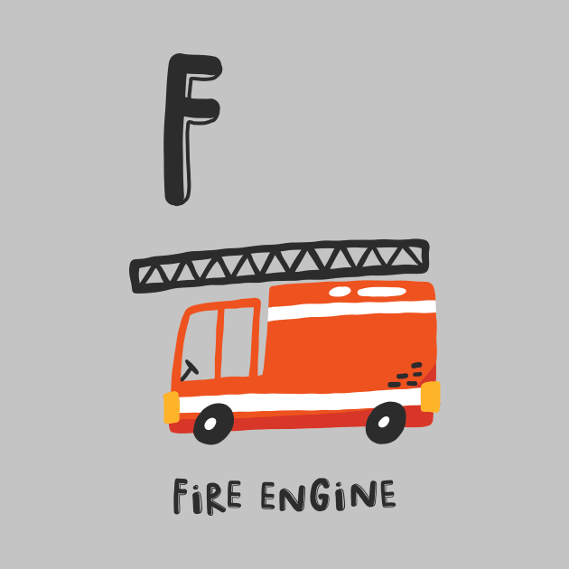 Fire Engine F by JunkyDotCom