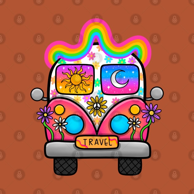 Travel hippie bus by Thisuniquevibe