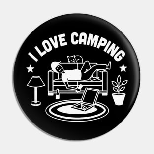 i love camping Pin