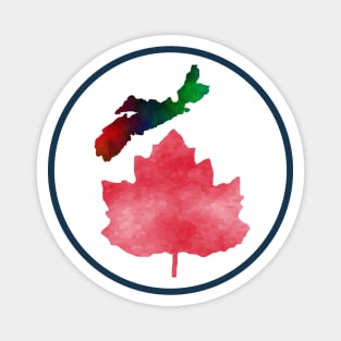 I LOVE Nova Scotia Canada Magnet