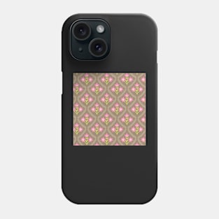 Chocolate Pink Flowers Phone Case