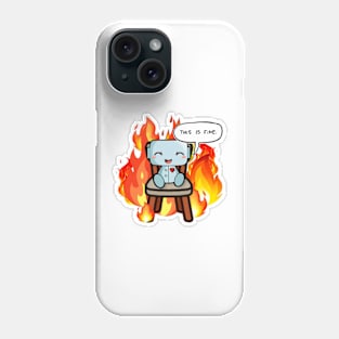 This is fine Robot Phone Case