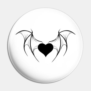 Little Vampire Heart Pin