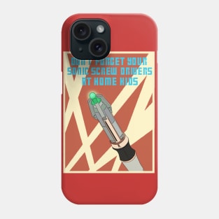 Sonic Screwdriver Ad Phone Case