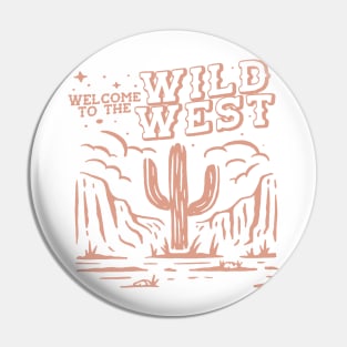 Wild West Western Pin