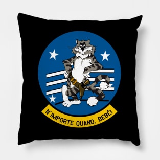 F-14 Tomcat - N'Importe Quand, Bebé! - Clean Style Pillow