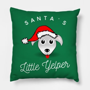 Santa's Little Yelper Pillow