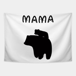 mama bear love mom hand drawn Tapestry