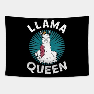 Llama Drama Queen Funny Llama posing shirt Tapestry