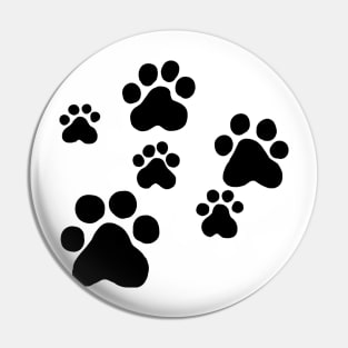 Paw pattern Pin