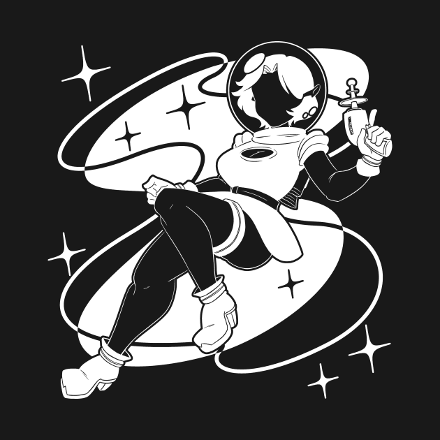 Retro Space Pinup by LCom