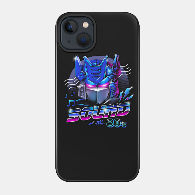 80's Sound - Sound Wave - Phone Case