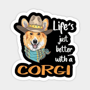 Life'S Just Better With a Corgi (214) Magnet