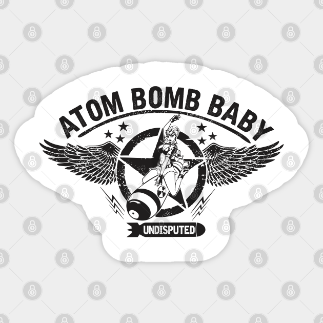 Atom Bomb Baby Fallout Aufkleber Teepublic De