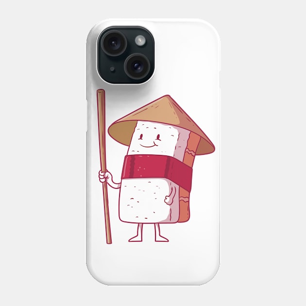 Sushi Warrior -Simple Graphic Phone Case by lldesigns