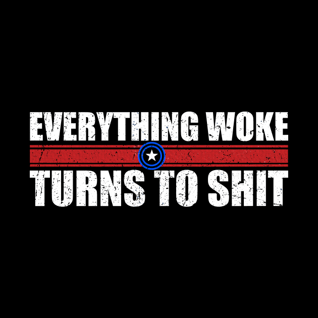 everything woke turns to shit - black by Suarezmess