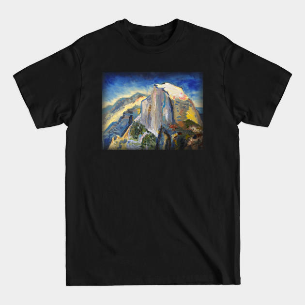 Discover Yosemite Half Dome Scenic Perspective - Yosemite - T-Shirt