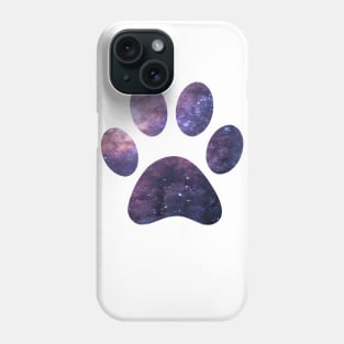 Purple Paw Galaxy Phone Case