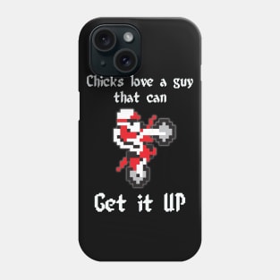 Get it up Excite Bike Red Phone Case