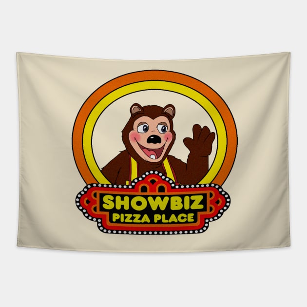 Billy Bob Showbiz Pizza Tapestry by Buddyluv02