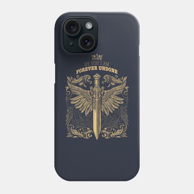 The Cruel Prince - Folk of the Air, Jude and Cardan bookish romantasy Phone Case by OutfittersAve