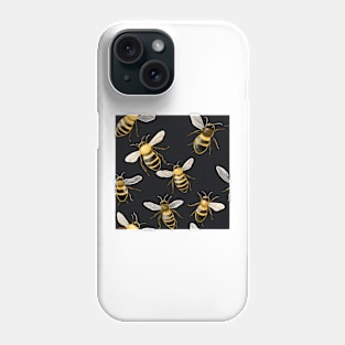 Honeycomb and Bee Pattern 1 Phone Case