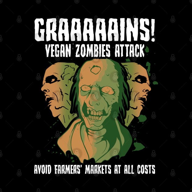 Vegan Zombies Humor by KsuAnn