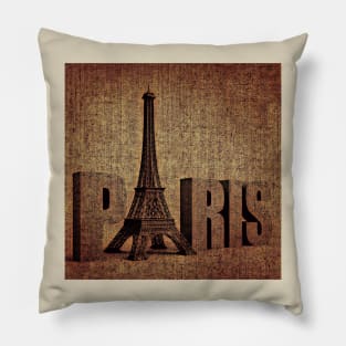 Eiffel Tower Pillow