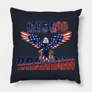 lets go brandon vintage grunge look Pillow