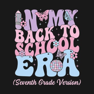 In My Back To School Era Fourth 7th Grade Gift For Boys Girls Kids T-Shirt