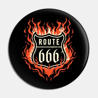 Route 666 Pin