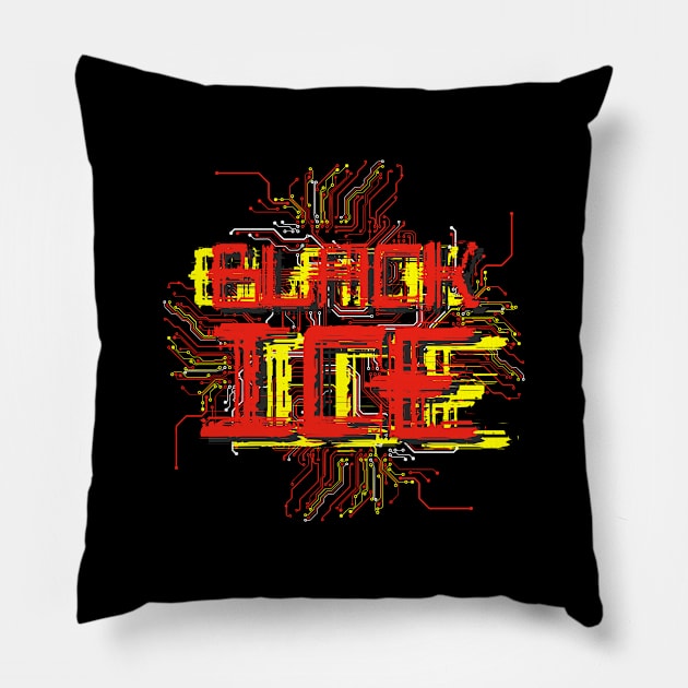 Neuromancer Inspired Design-Science Fiction Pillow by FutureHype