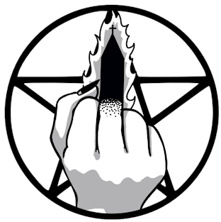 Burning church finger Magnet