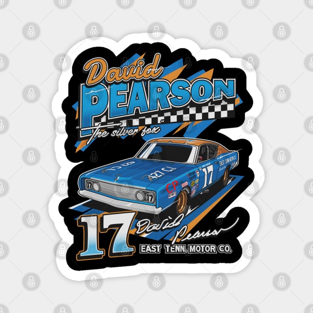 David Pearson 1968 NASCAR Vintage Magnet by kucingtertawa