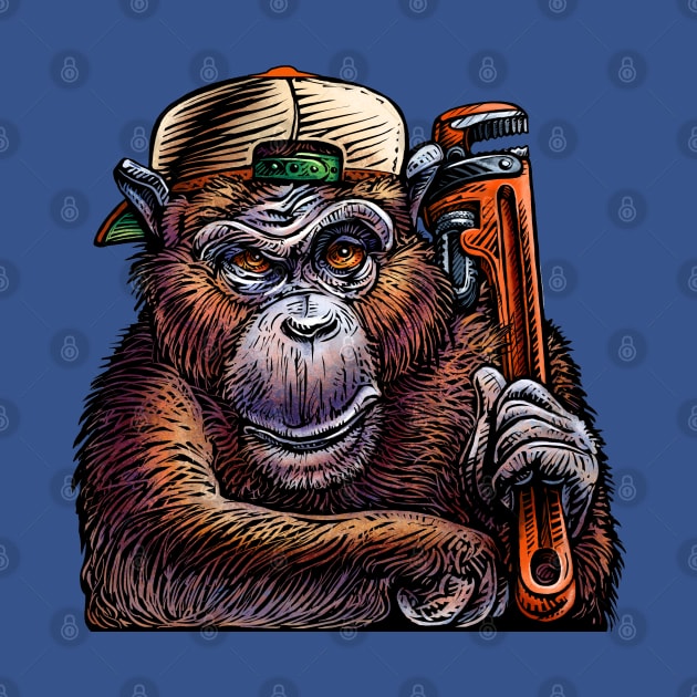 Monkey Wrench by ChetArt