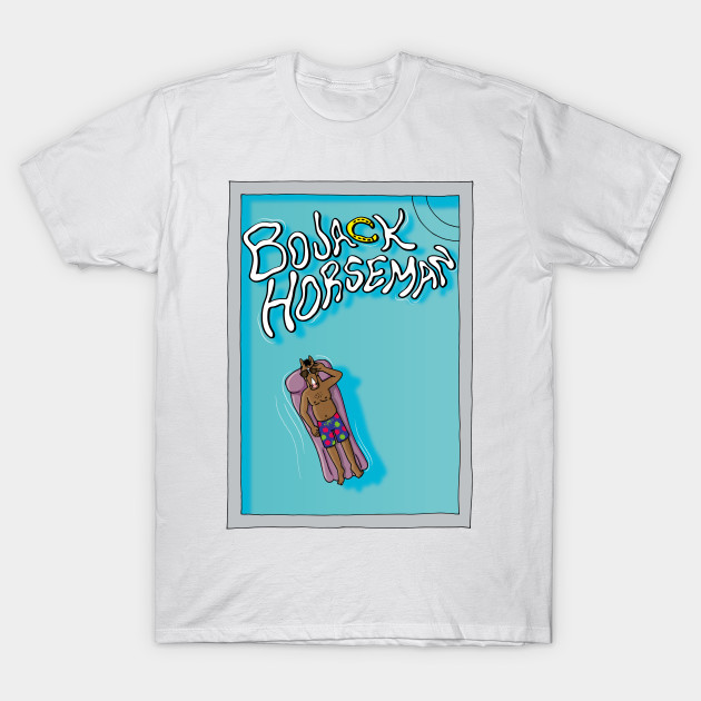 Bojack Horseman In The Pool Bojack Horseman T Shirt Teepublic Au