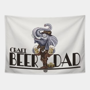 Craft Beer Elephant Dad Tapestry