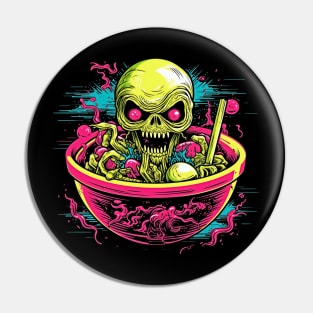 Zombie Ramen Apocalypse | Cool Japanese Ramen Noodle Pin