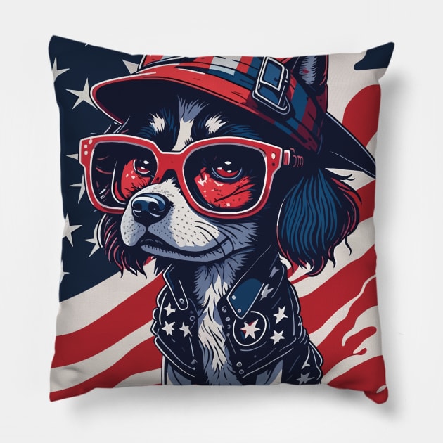4th of july Pillow by By_Russso