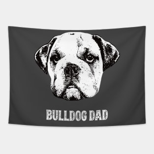 Bulldog Dad Tapestry