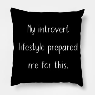 Introvert Lifestyle Pillow