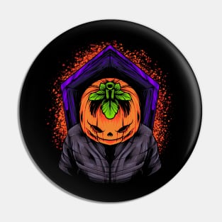 halloween pumpkin t shirt illustration premium vector Pin