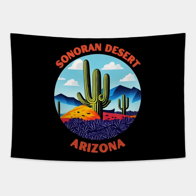 Sonoran Desert Arizona Tapestry by MtWoodson