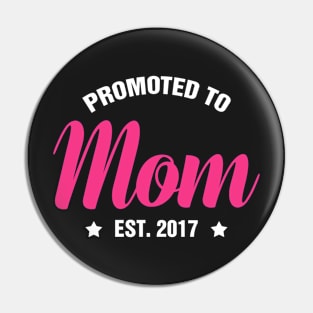 PROMOTED TO MOM EST 2017 gift ideas for family Pin