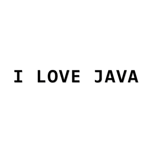 I love Java T-Shirt